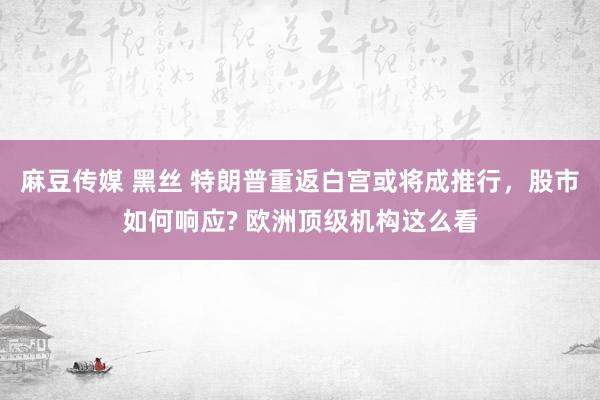 麻豆传媒 黑丝 特朗普重返白宫或将成推行，股市如何响应? 欧洲顶级机构这么看