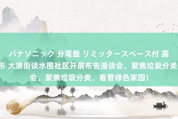 パナソニック 分電盤 リミッタースペース付 露出・半埋込両用形 大浪街谈水围社区开展布告漫谈会，聚焦垃圾分类，看管绿色家园！