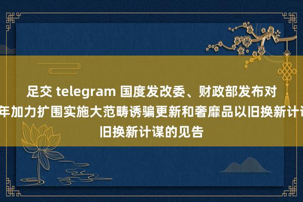 足交 telegram 国度发改委、财政部发布对于2025年